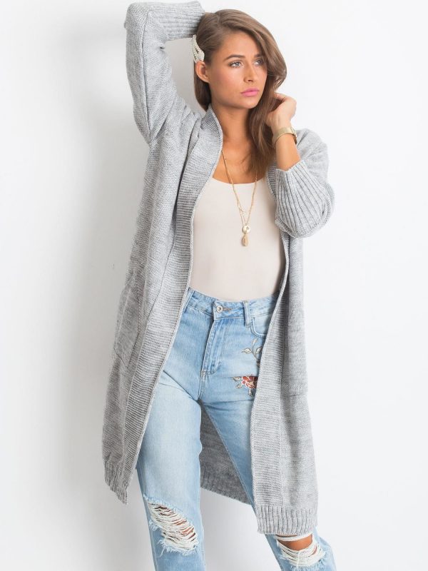 RUE PARIS Destiny Grey sweater