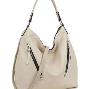 Beige large bag LUIGISANTO