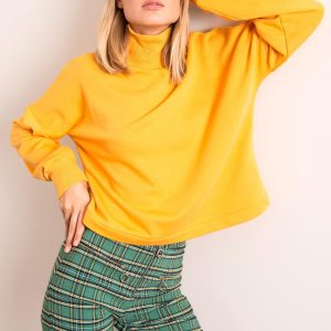 Dark yellow sweatshirt for women BSL