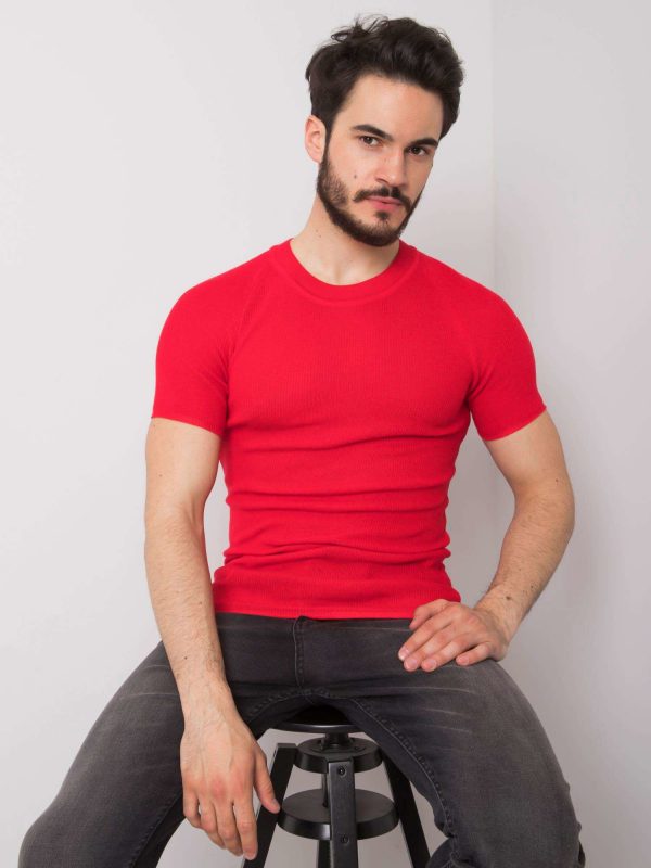 Red T-shirt for men by Elliott