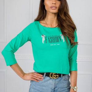 Rachella green blouse