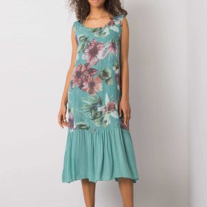 Olympia green flower dress