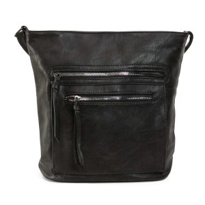 Dark Grey Eco Leather Ladies Bag