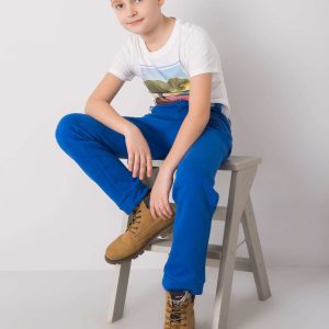 Blue sweatpants for boy DODO KIDS