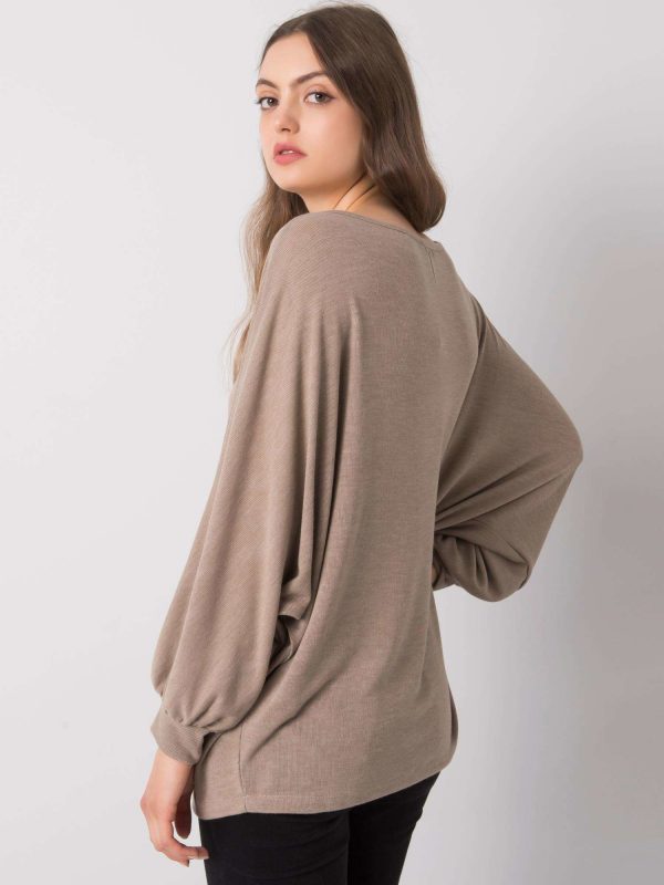 Beige blouse Esther RUE PARIS