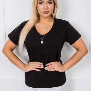 Black T-shirt plus size Josie