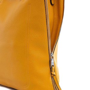 Dark Yellow Eco Leather Bag