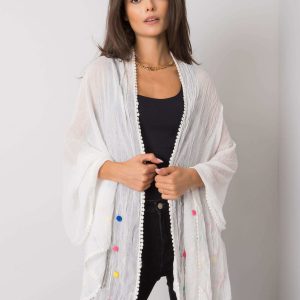 White Women's Viscose Wrap