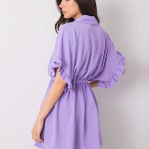 Purple dress with binding Adelita