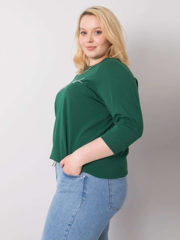 Green blouse with Rosie inscription