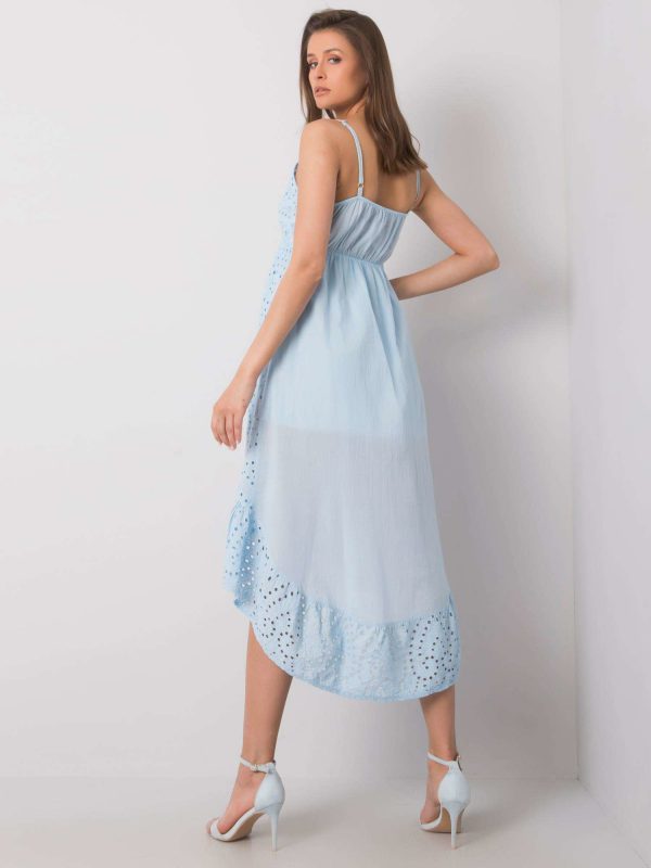 Clover OCH BELLA Blue Ruffle Dress