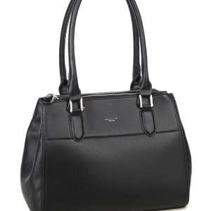 LUIGISANTO black eco leather bag