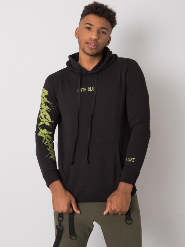 Gavin Men's Black Hoodie