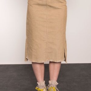 Beige corduroy skirt BSL