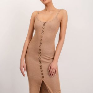 BSL Beige dress with buttons