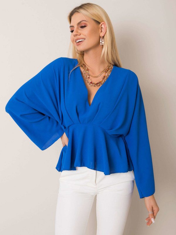 Raquela cobalt blouse