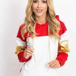 Red and white sweatshirt Royal