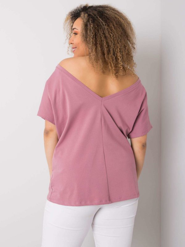 Beverly Plus Size Dirty Pink T-Shirt