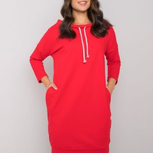 Red Paulie Cotton Dress