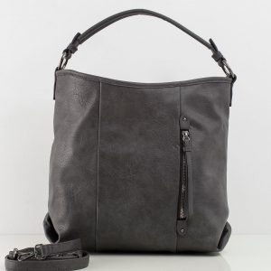 Graphite leatherette bag