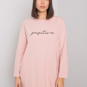 Dirty pink plus size tunic with Kaylah inscription