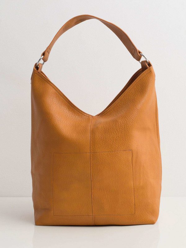 Brown Soft Shoulder Bag