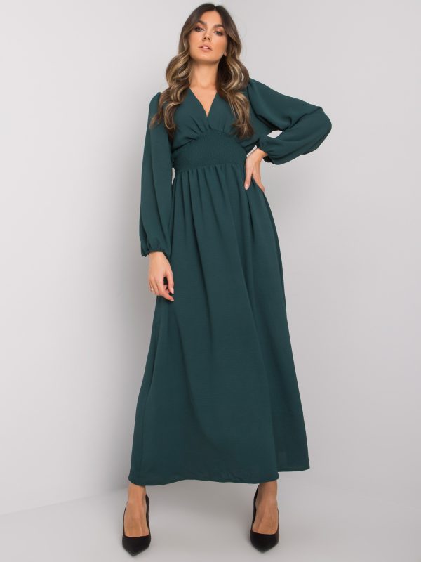 Dark green maxi dress Cortinada RUE PARIS