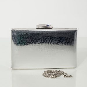 Silver Formal Handbag