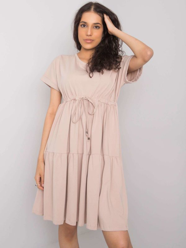 Beige casual dress Sebille RUE PARIS