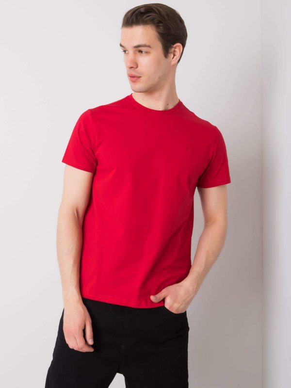 Basic red t-shirt for men Kenneth LIWALI