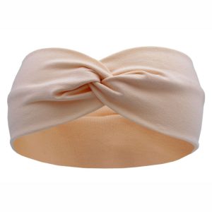 Peach headband for girl 6-9 years