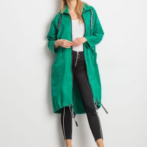 Green Flatscreen Coat