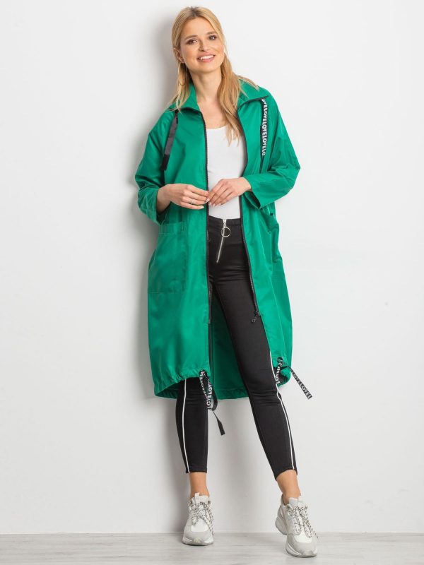 Green Flatscreen Coat