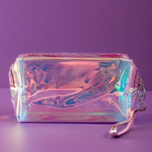 Pink Transparent Cosmetic Bag