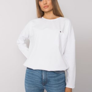 White Basic Blouse with Norine Pocket