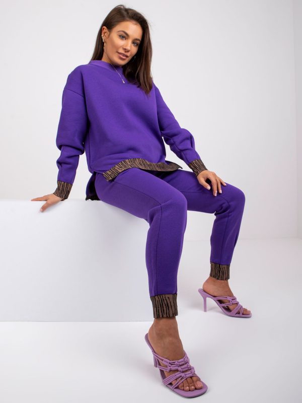 Purple sweatsuit set Oslo