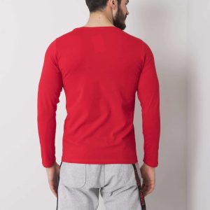 Red longsleeve men's Dominic