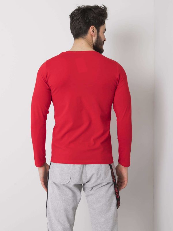 Red longsleeve men's Dominic