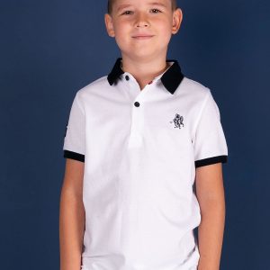 TOMMY LIFE White boy's polo shirt