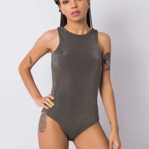 Khaki bodysuit Jessie RUE PARIS