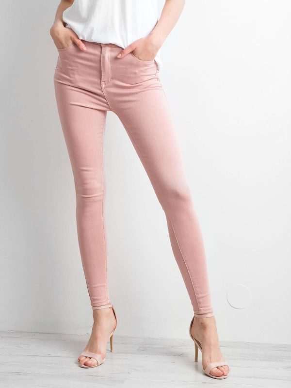 Pink skinny pants