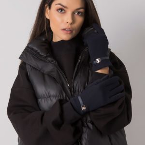 Navy Elegant Gloves