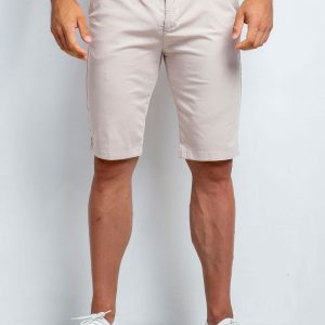 Light beige shorts for men's plus size Territory