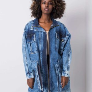 Blue denim jacket Abbigail RUE PARIS