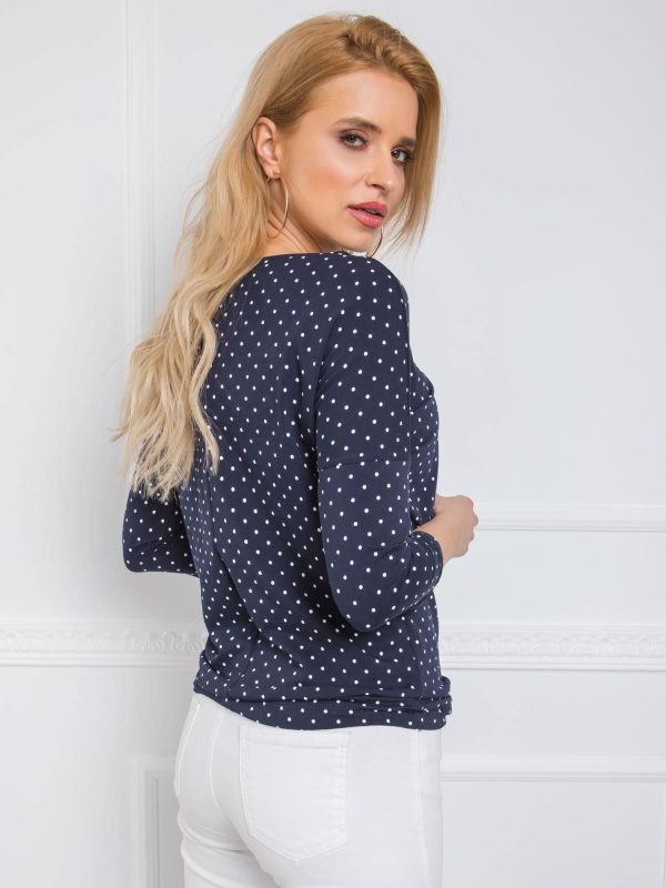 Navy blue blouse Ginger RUE PARIS