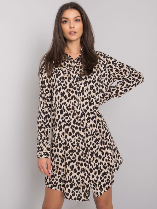 Black and beige leopard girl Dallas RUE PARIS