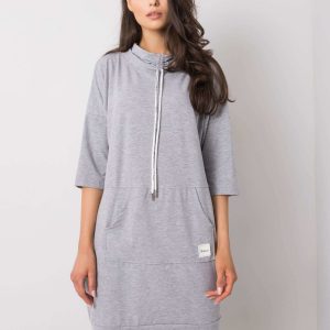 Grey melange casual dress Otranto