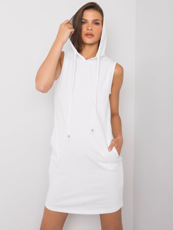 Molly RUE PARIS White Hooded Dress