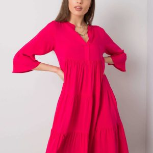 Dark pink casual dress Izzy SUBLEVEL