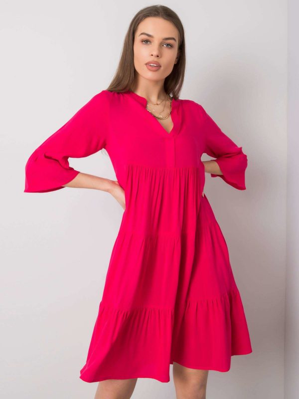 Dark pink casual dress Izzy SUBLEVEL